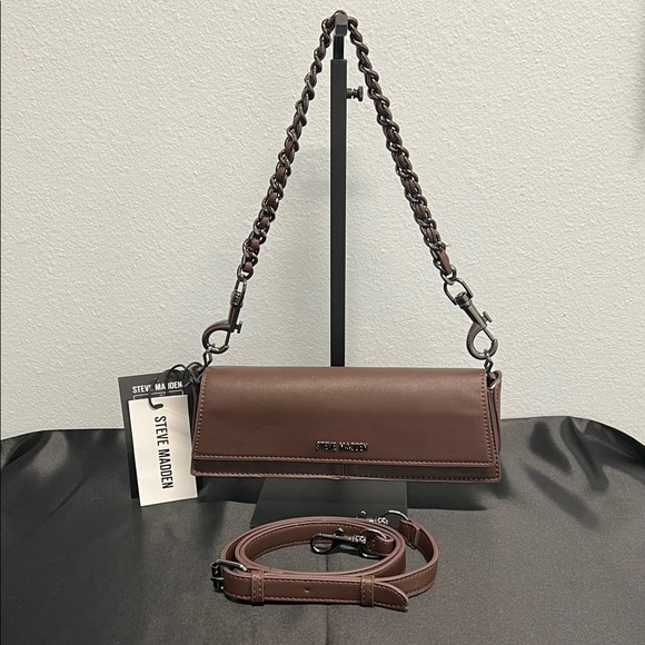 Steve Madden Handbags - Steve Madden | Chocolate Brown Clutch/Shoulder/Crossbody Purse
